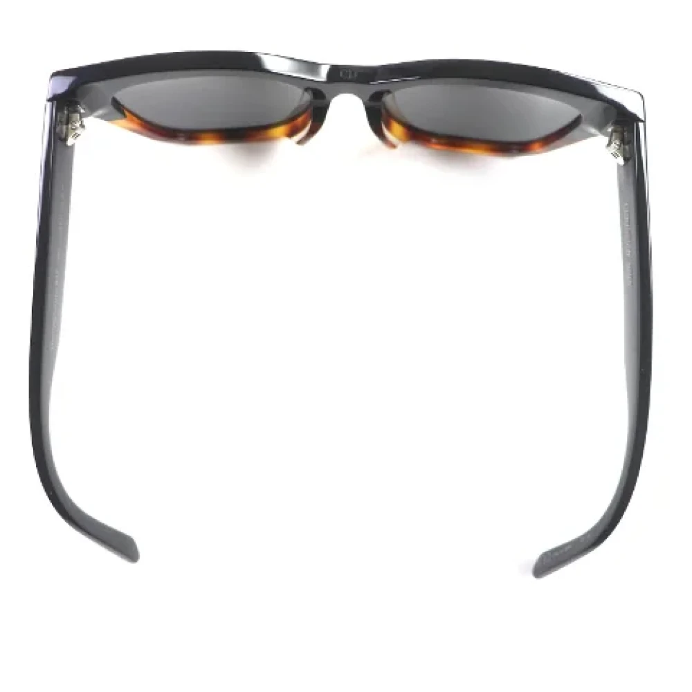 Dior Vintage Pre-owned Fabric sunglasses Black Dames