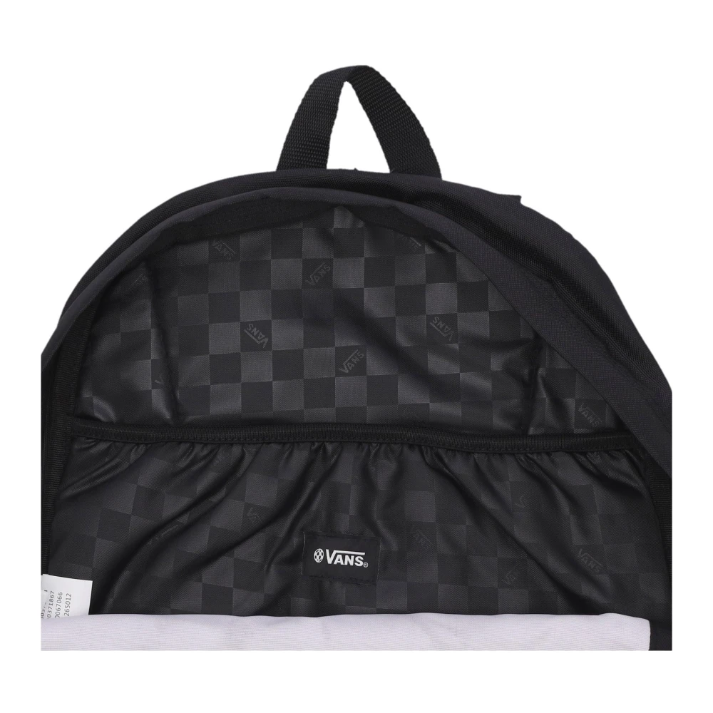 Vans Fudge Zwart Rugzak met Patch Logo Pink Heren