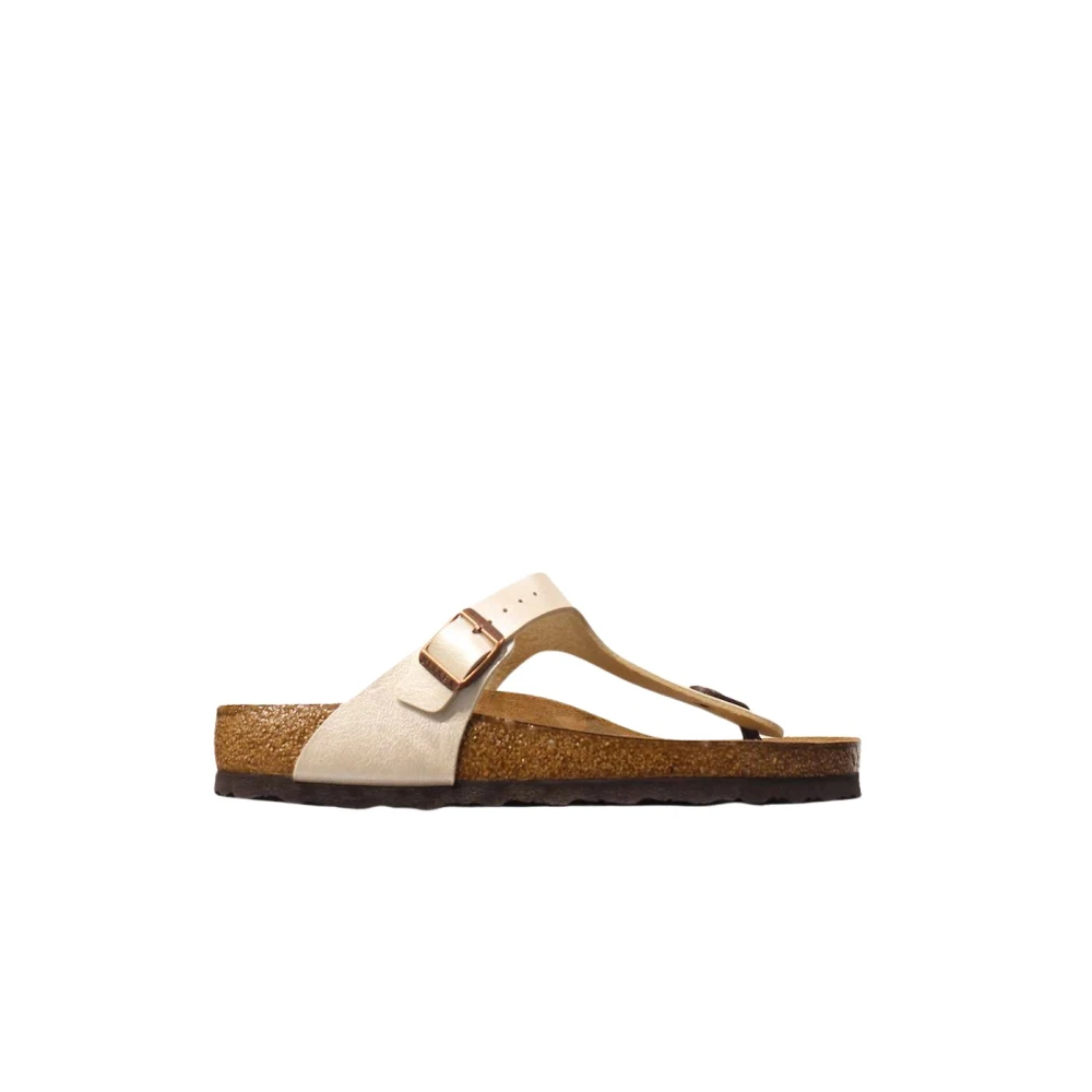 Birkenstock Pärlvit Anatomiska Flip-Flop Sandaler Multicolor, Dam