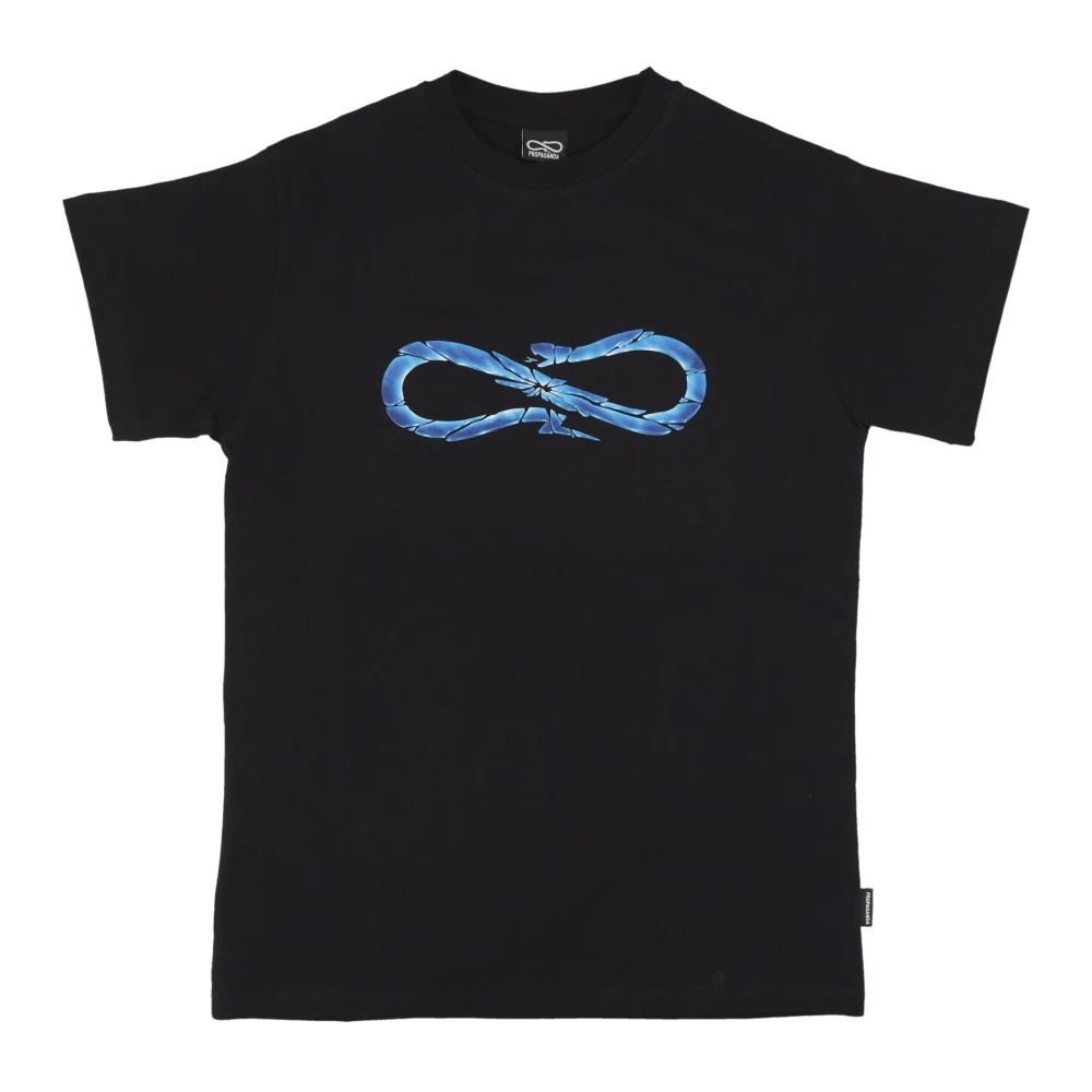 Propaganda Slang Logo Zwart Tee Black Heren