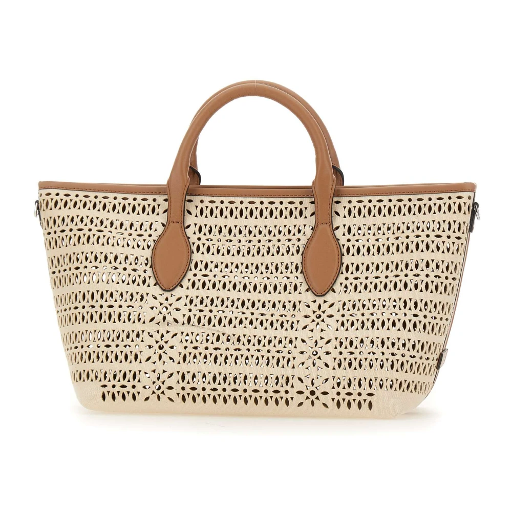 Gianni Chiarini Women's Beige Mashup Tote - Shopping Bags - One Size - Bags