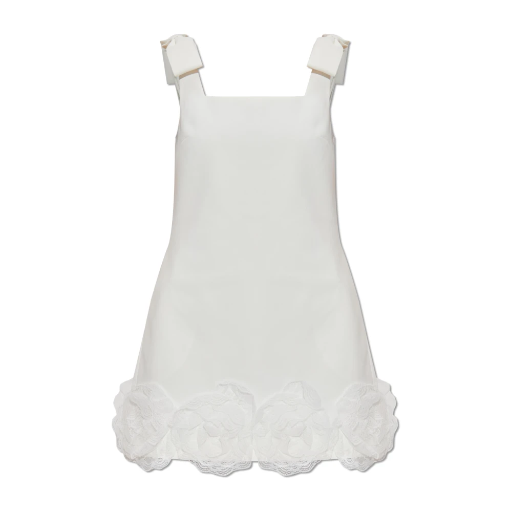 Self Portrait Women's White Party Dresses, S, Strappy Dress