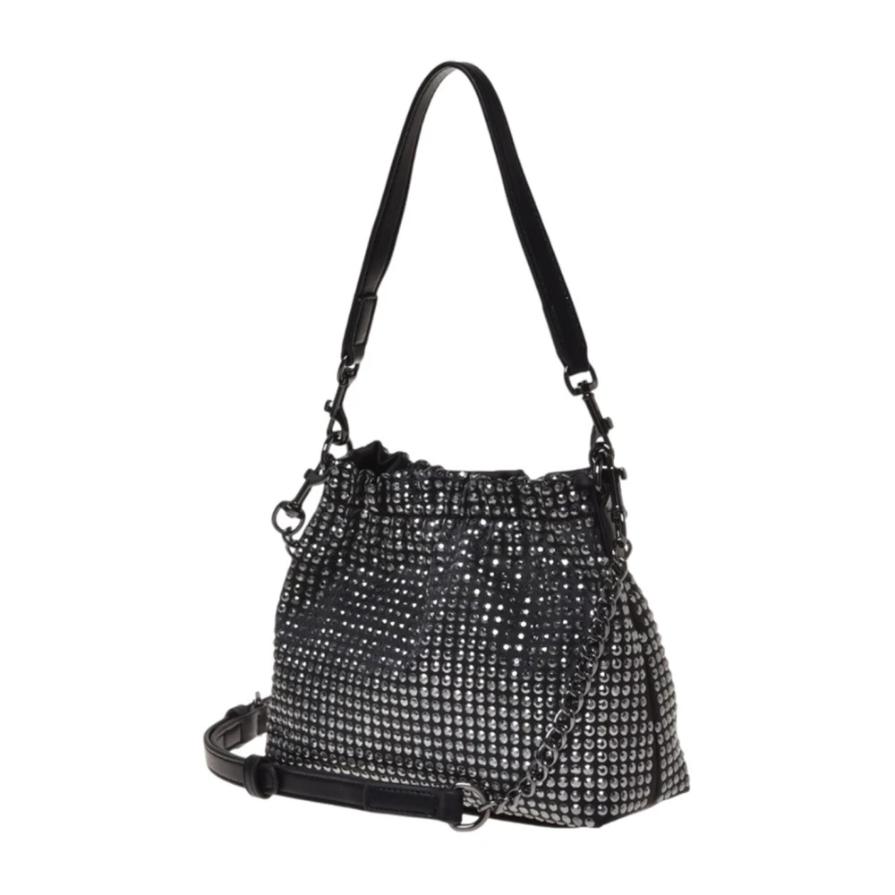 Moschino Zwarte Synthetische Dames Schoudertas Black Dames