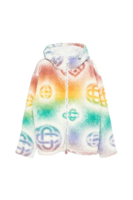 Halftone Monogram Fleece Jacket
