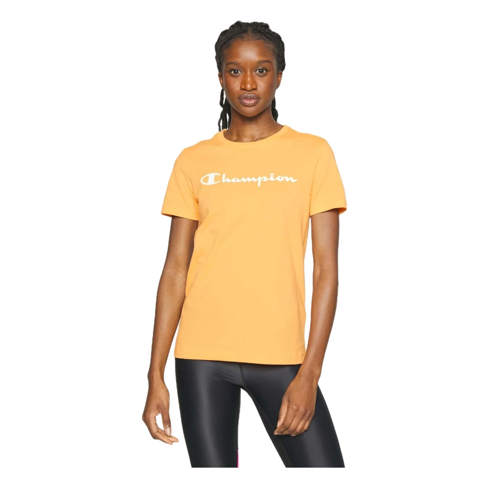 Champion T-shirt Orange Dames