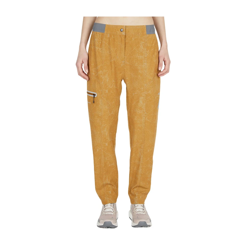 Adidas Women's Brown Training Trousers & Tights, M, Logo Track Trousers