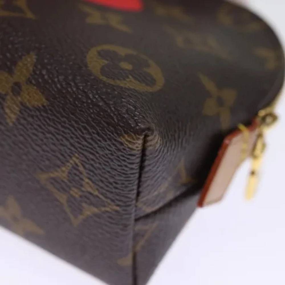 Louis Vuitton Vintage Pre-owned Canvas clutches Brown Dames