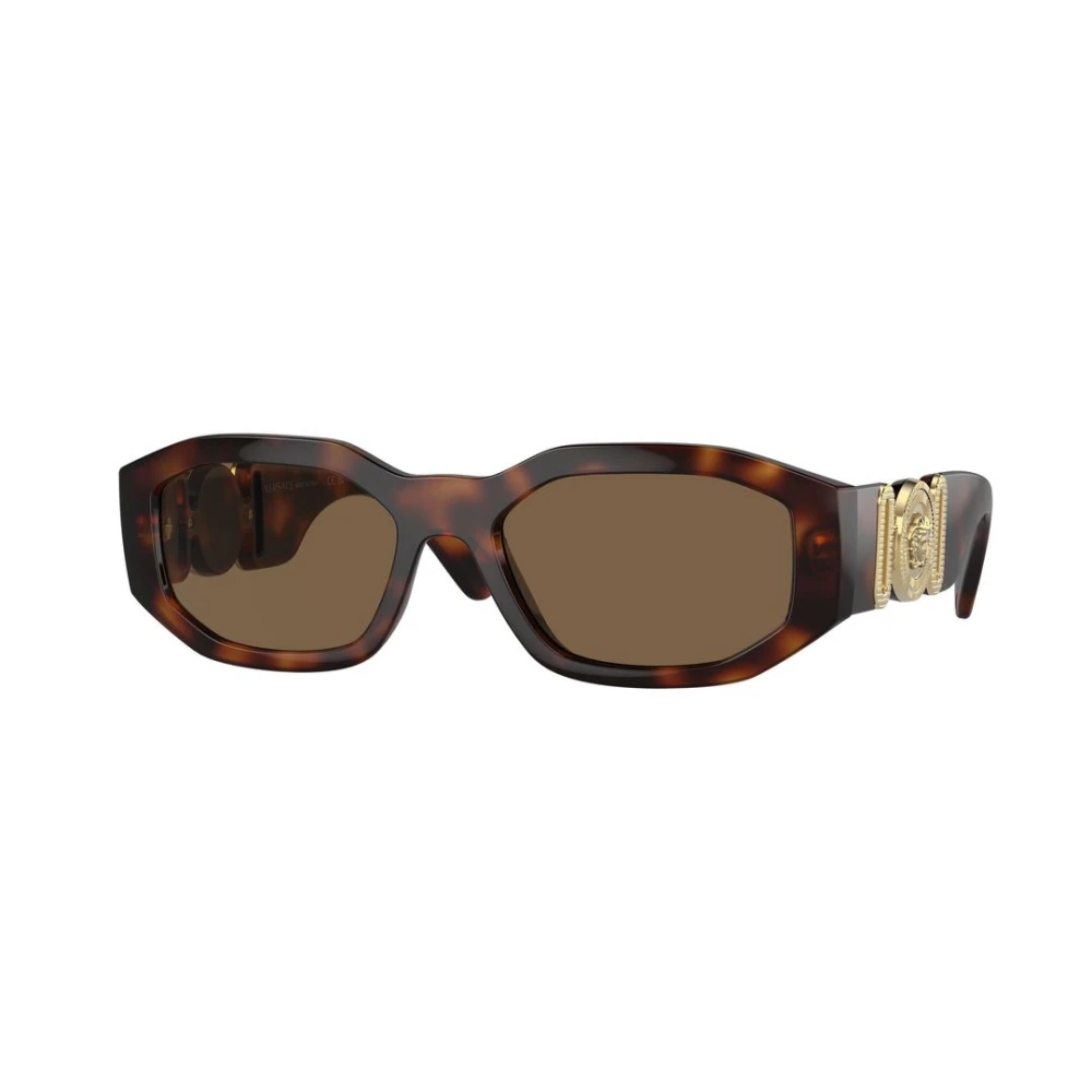 Versace Unisex Brown Ve4361 521773 Sunglasses Nylon Turtle Geometric Normal - Image 9