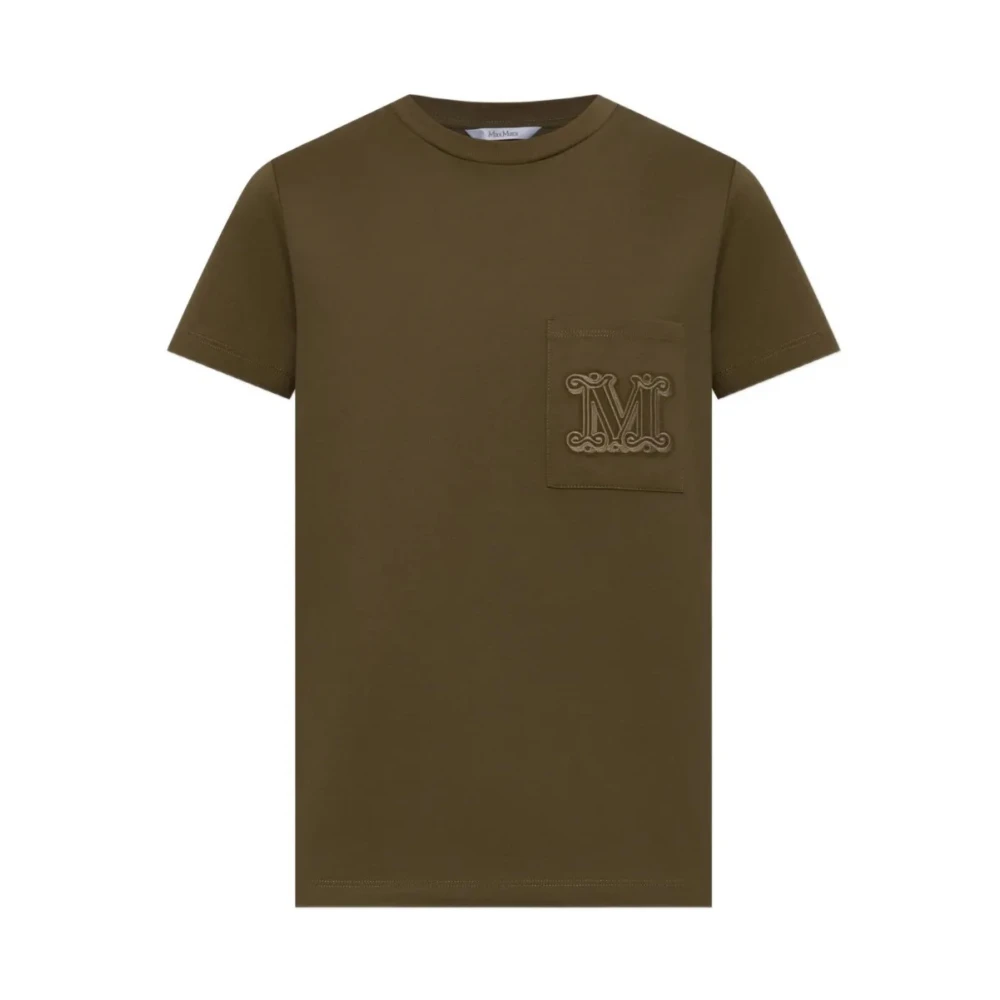 Max Mara Papaia T-Shirt - Female - T-Shirts - Green - S - Tops