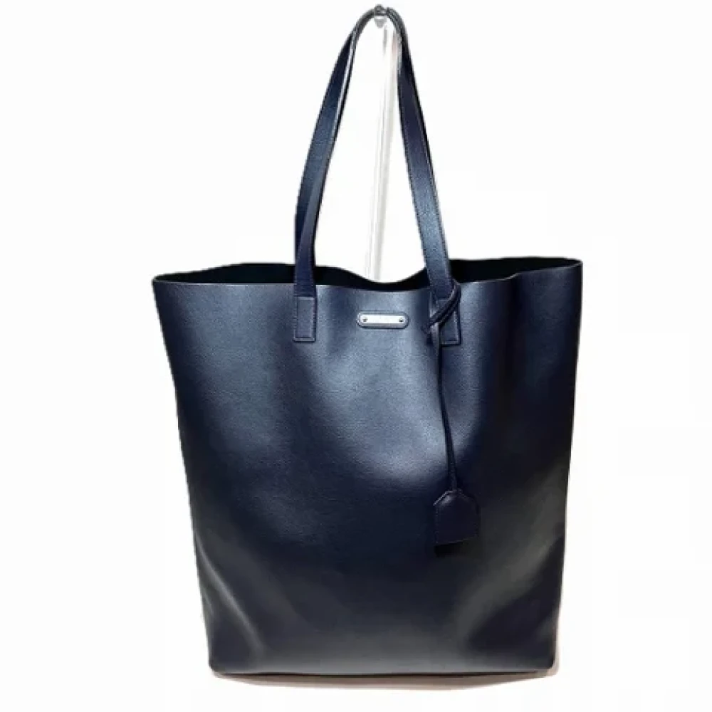 Yves Saint Laurent Vintage Pre-owned Fabric shoulder-bags Blue Dames