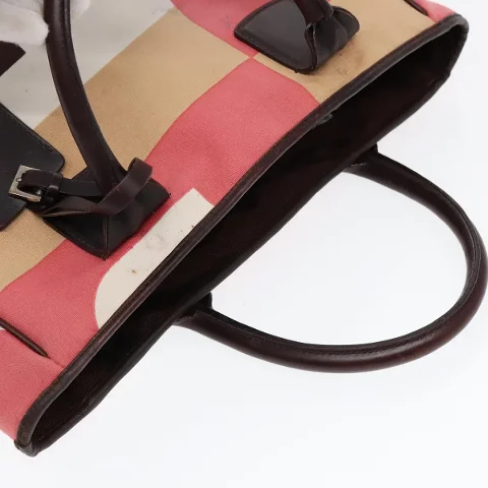 Bally Pre-owned Canvas totes Pink Dames