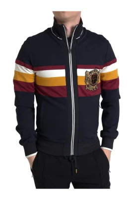 Heraldic Full Zip Sweater