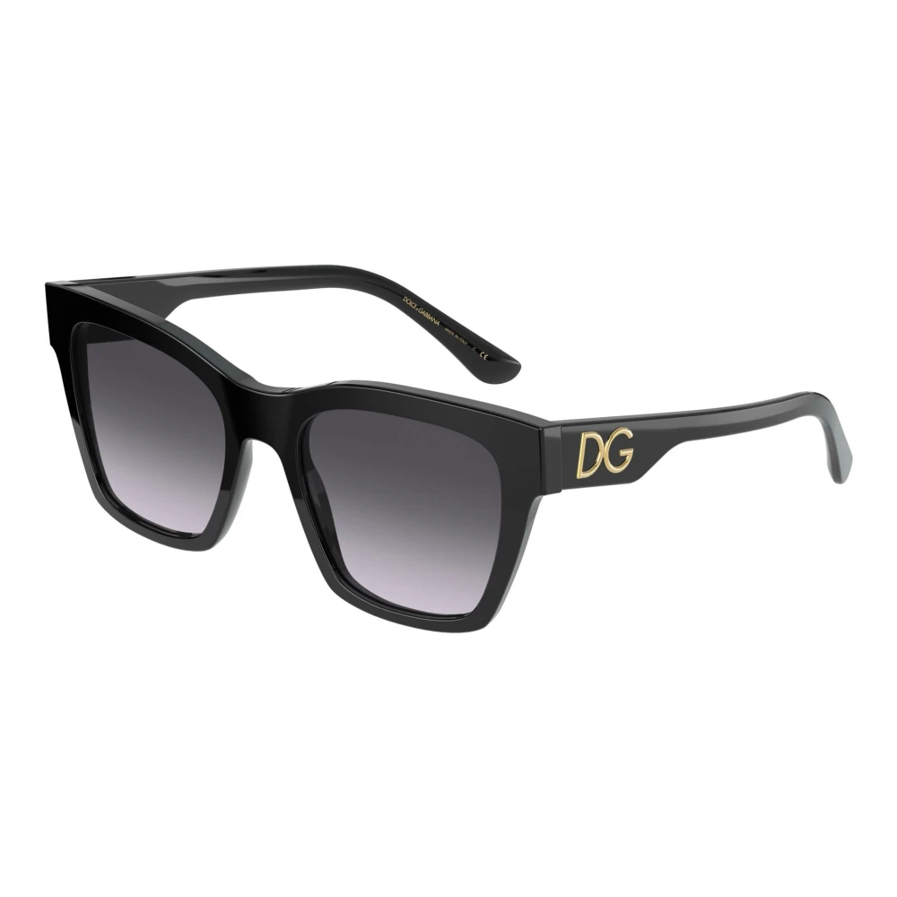 Dolce & Gabbana Sunglasses Print Family DG 4384 Svart Dam