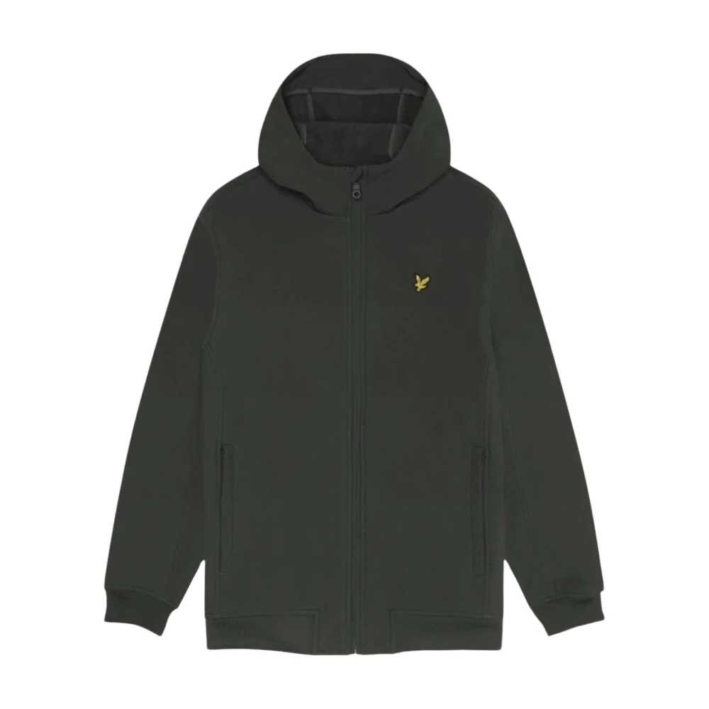 Lyle & Scott Men's Green Zip-Throughs, 2XL, Versatile Hooded Blazer