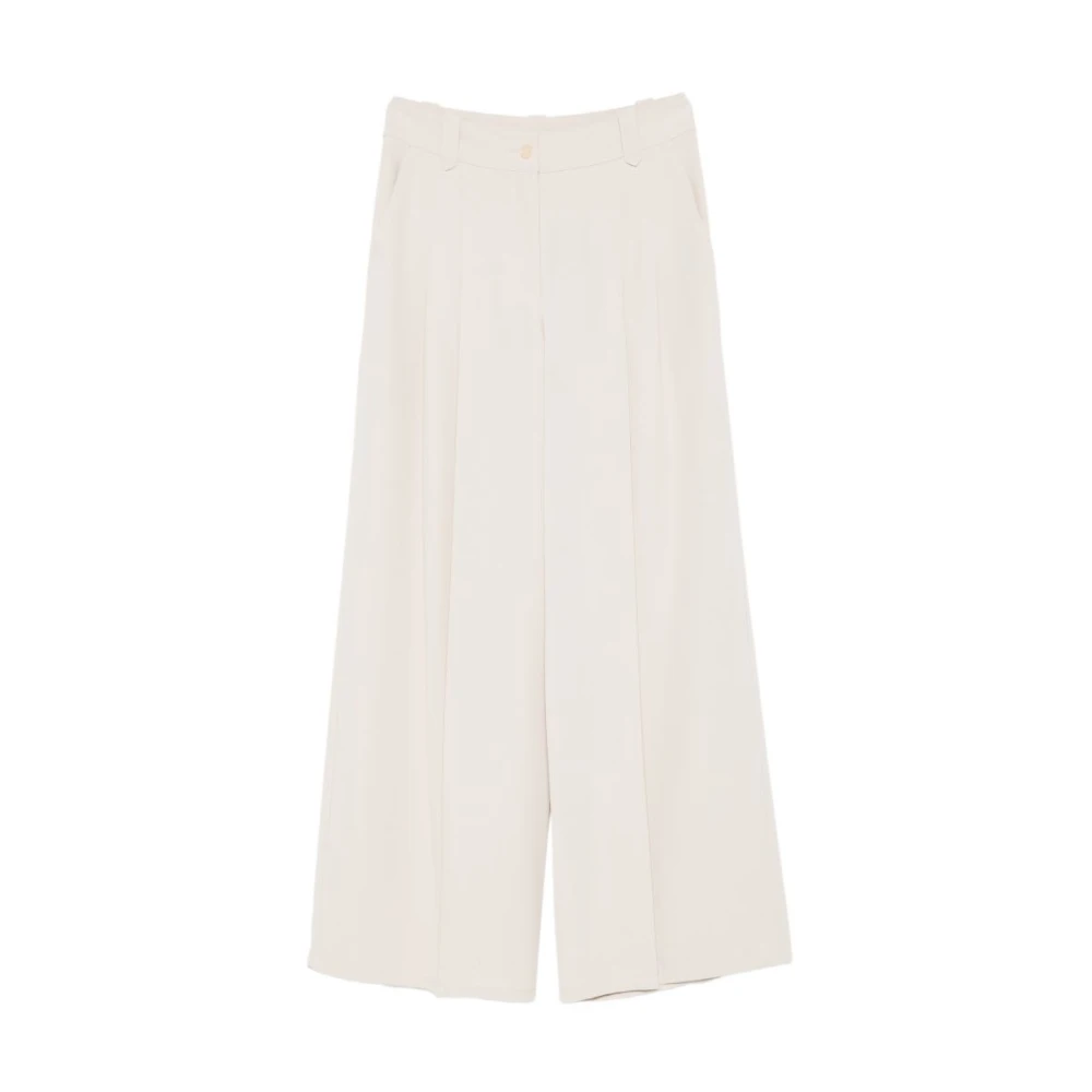 Pennyblack Femme Beige Pantalons, Taille: 38 Fr Wide Pantalons