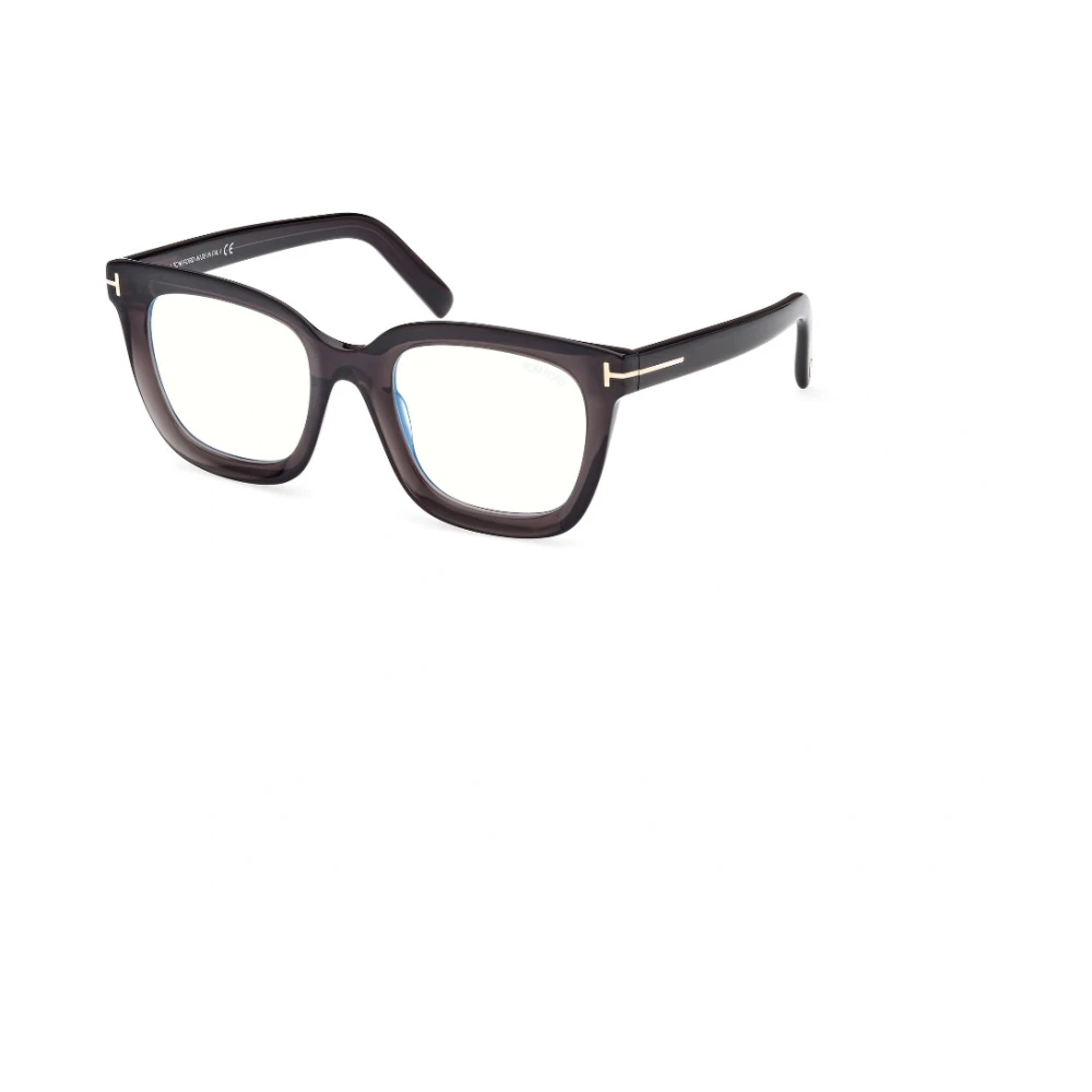 Tom Ford Elegant Rektangulära Glasögon Tf5880 Gray, Unisex