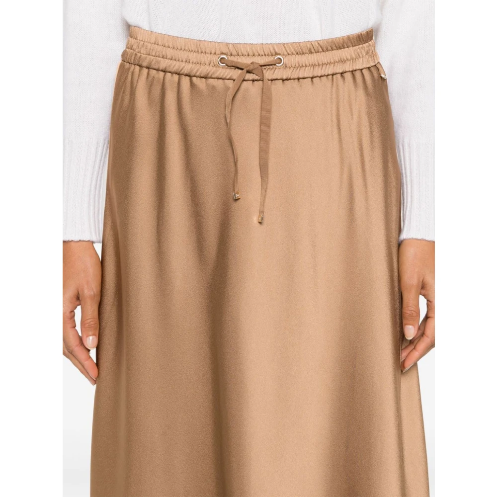 Herno Gonna Midi Rok Brown Dames