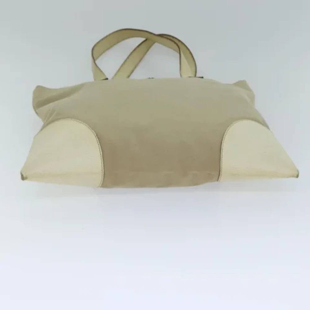 Prada Vintage Pre-owned Canvas totes Beige Dames