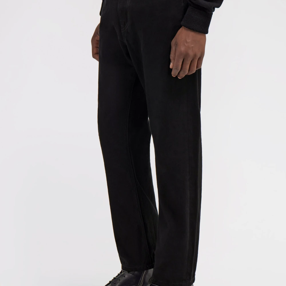 Roberto Cavalli Premium Denim Jeans Straight Leg Black Heren