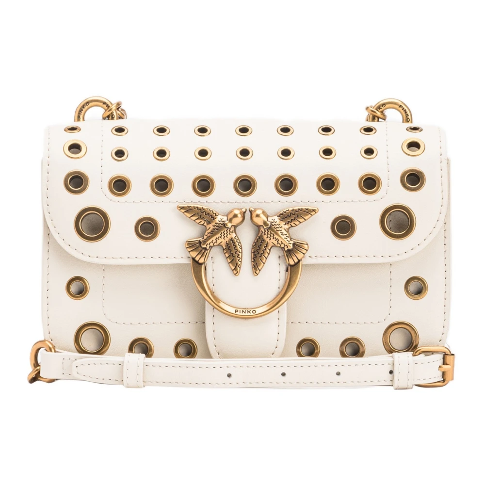 Pinko Women's White Shoulder Bags, One Size, Shoulder Bag