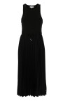 pleated-black-midi-dress