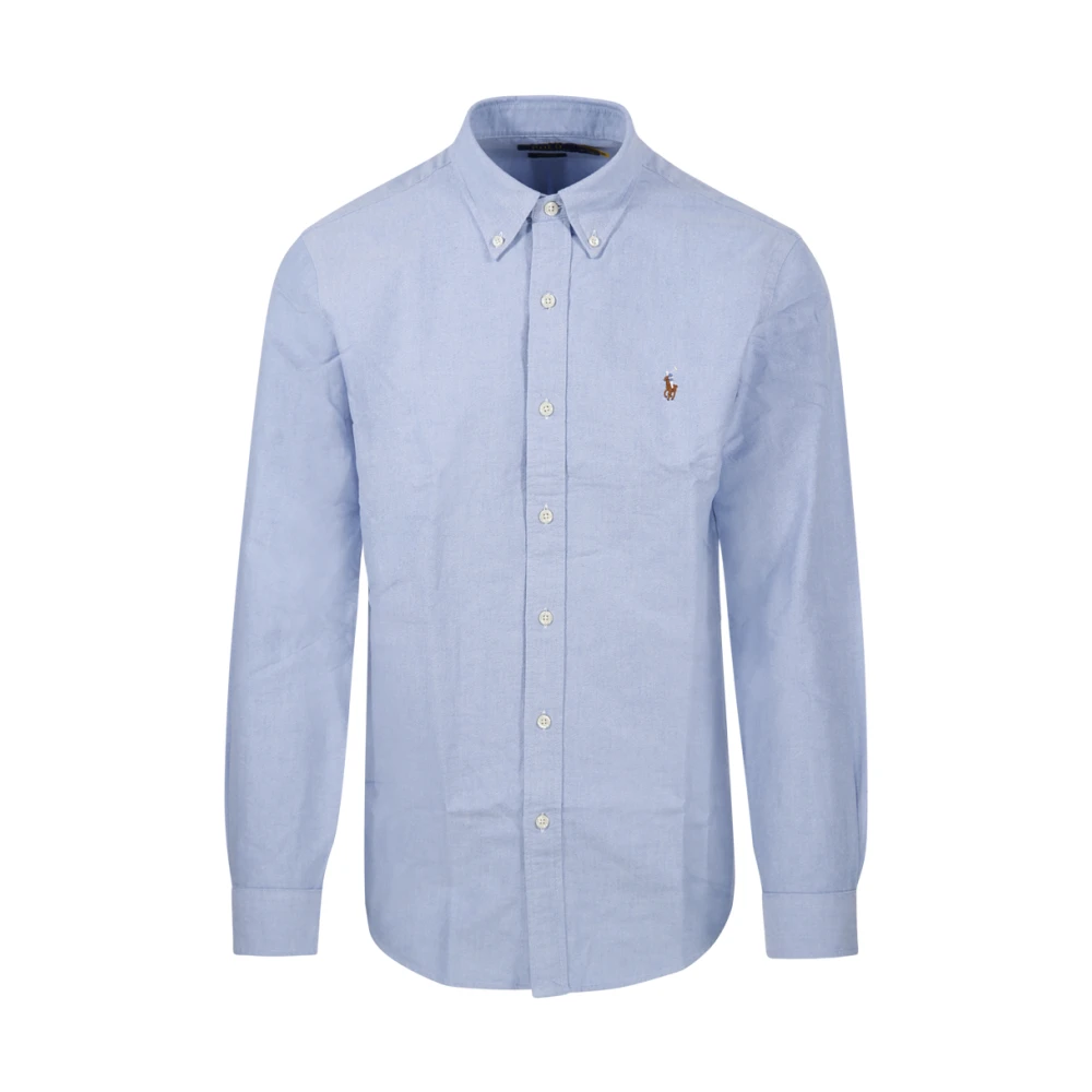 Ralph Lauren Herr Blå Skjortor S, Långärmad Sportskjorta