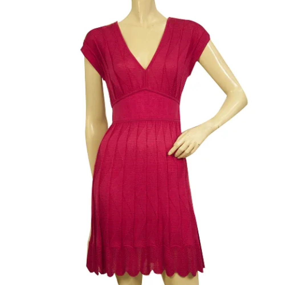 Missoni Pre-owned Viscose dresses Pink Dames