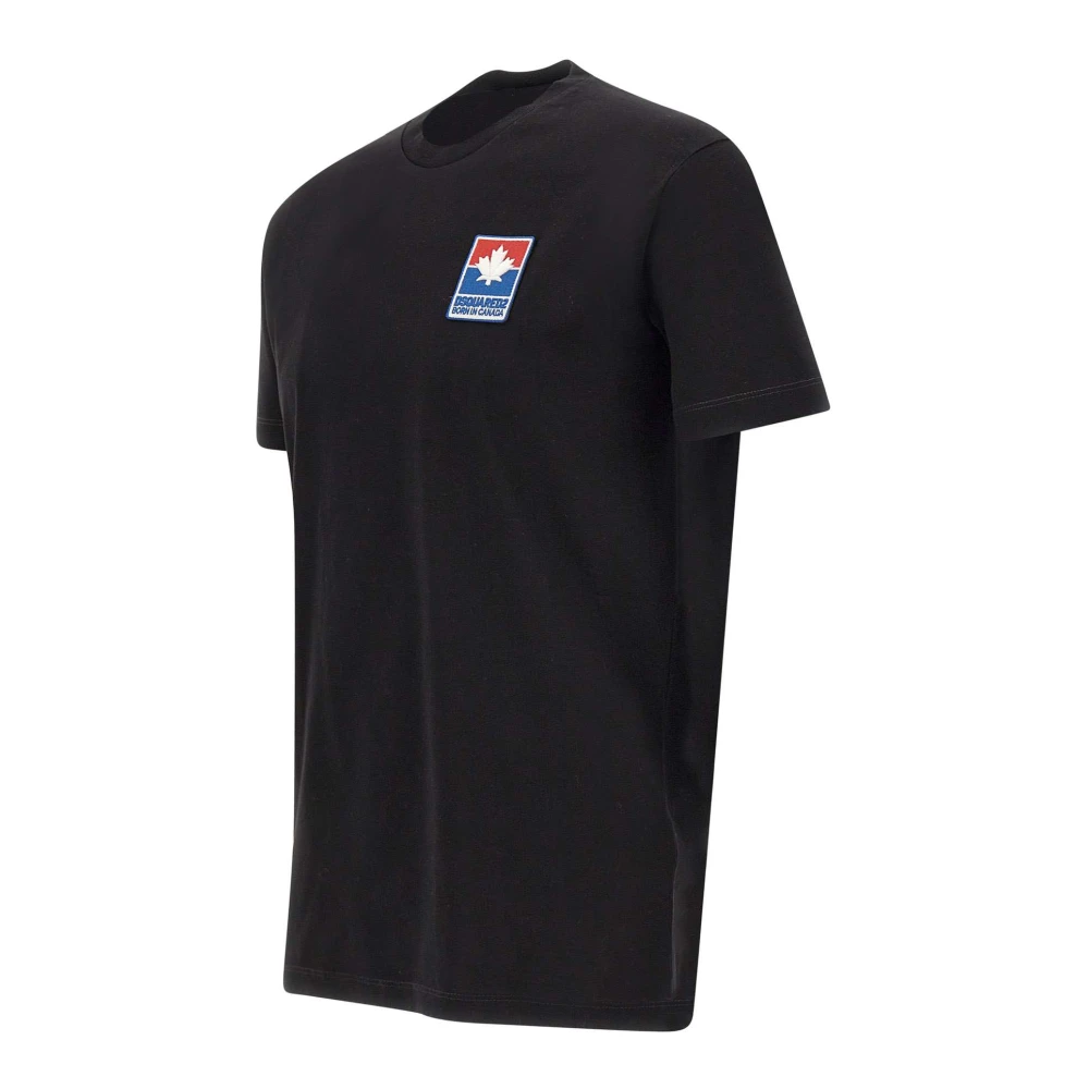 Dsquared2 Zwarte T-shirts en Polos Black Heren