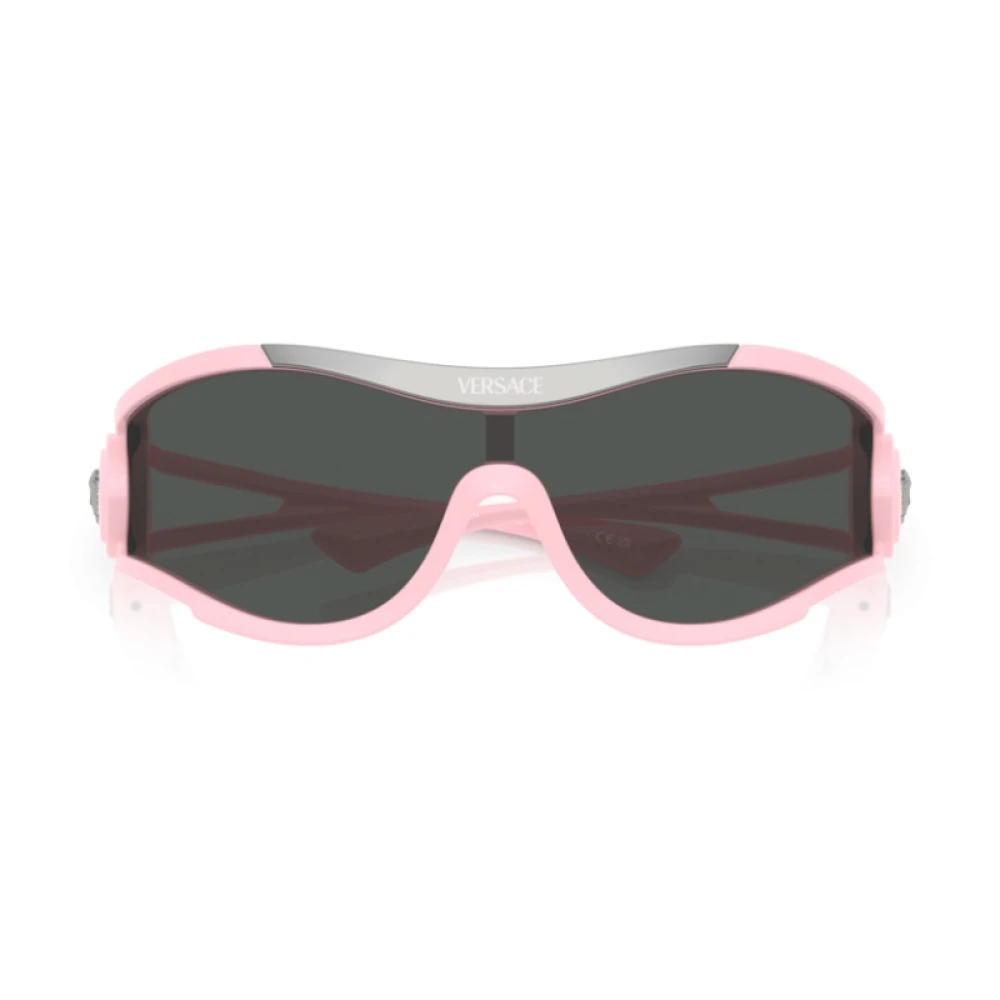 Versace Unisex Black/Grey Ve4474u Gb1/87 Sunglasses Injected Squared Normal - Image 5