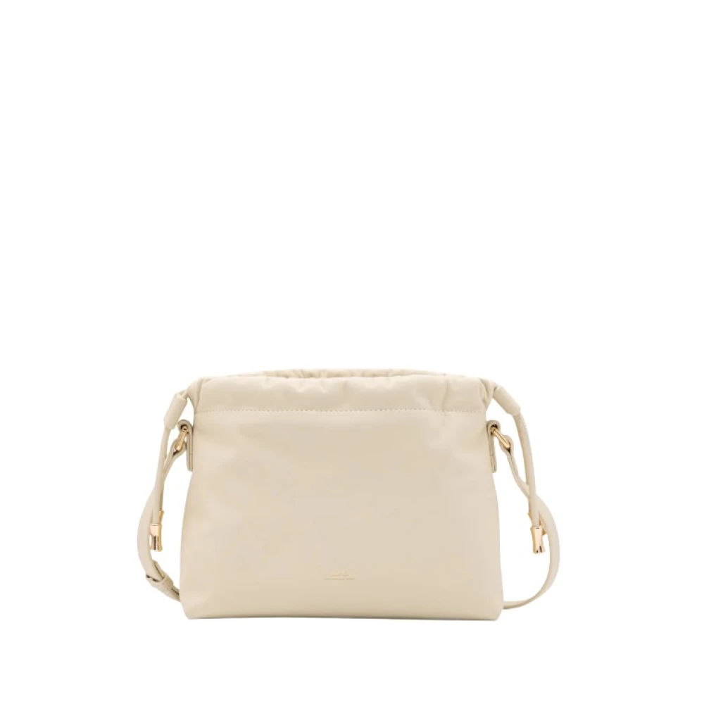 A.p.c. Women's Beige Ninon Mini Drawstring Bag