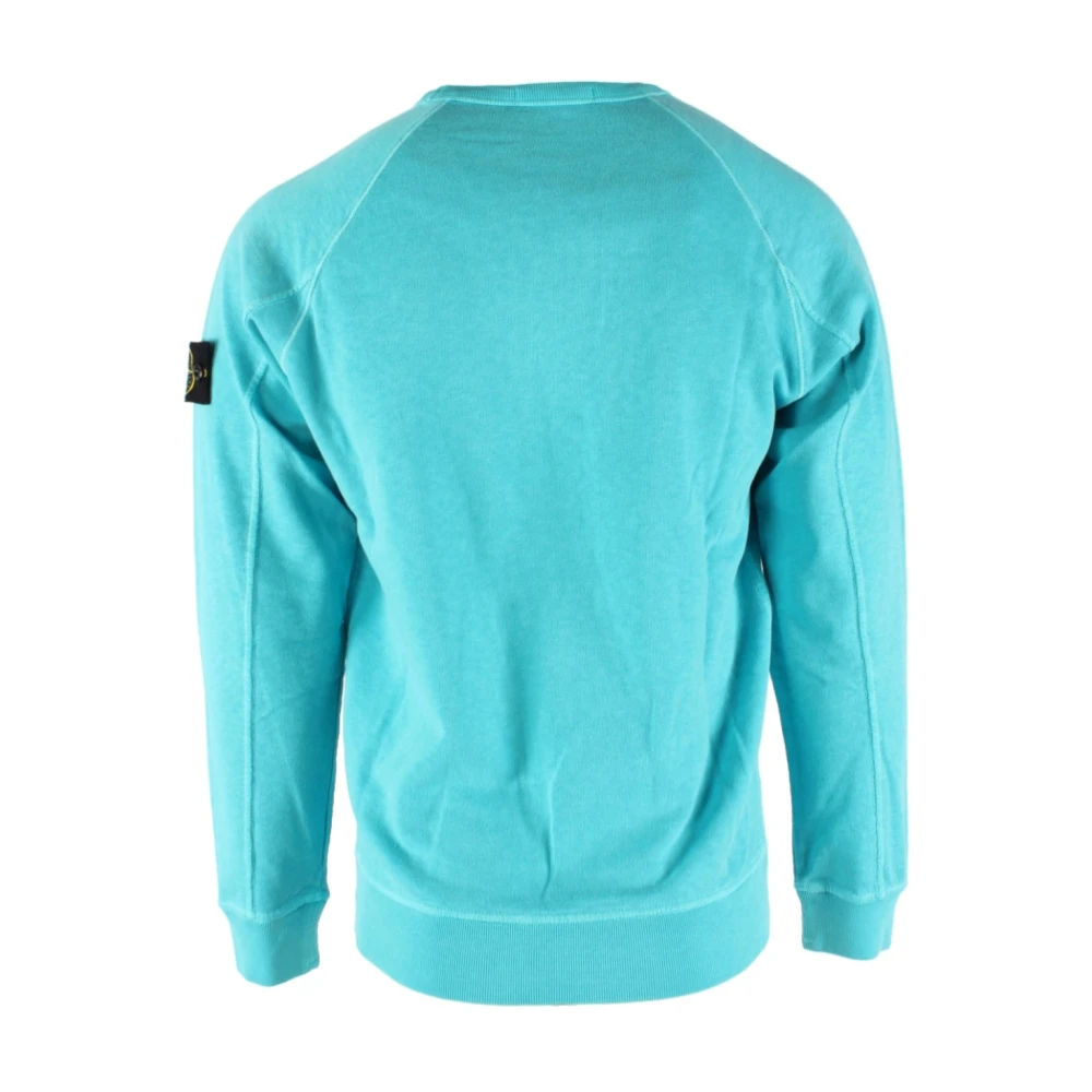 Stone Island Blauwe Katoenen Trui voor Heren Blue Heren