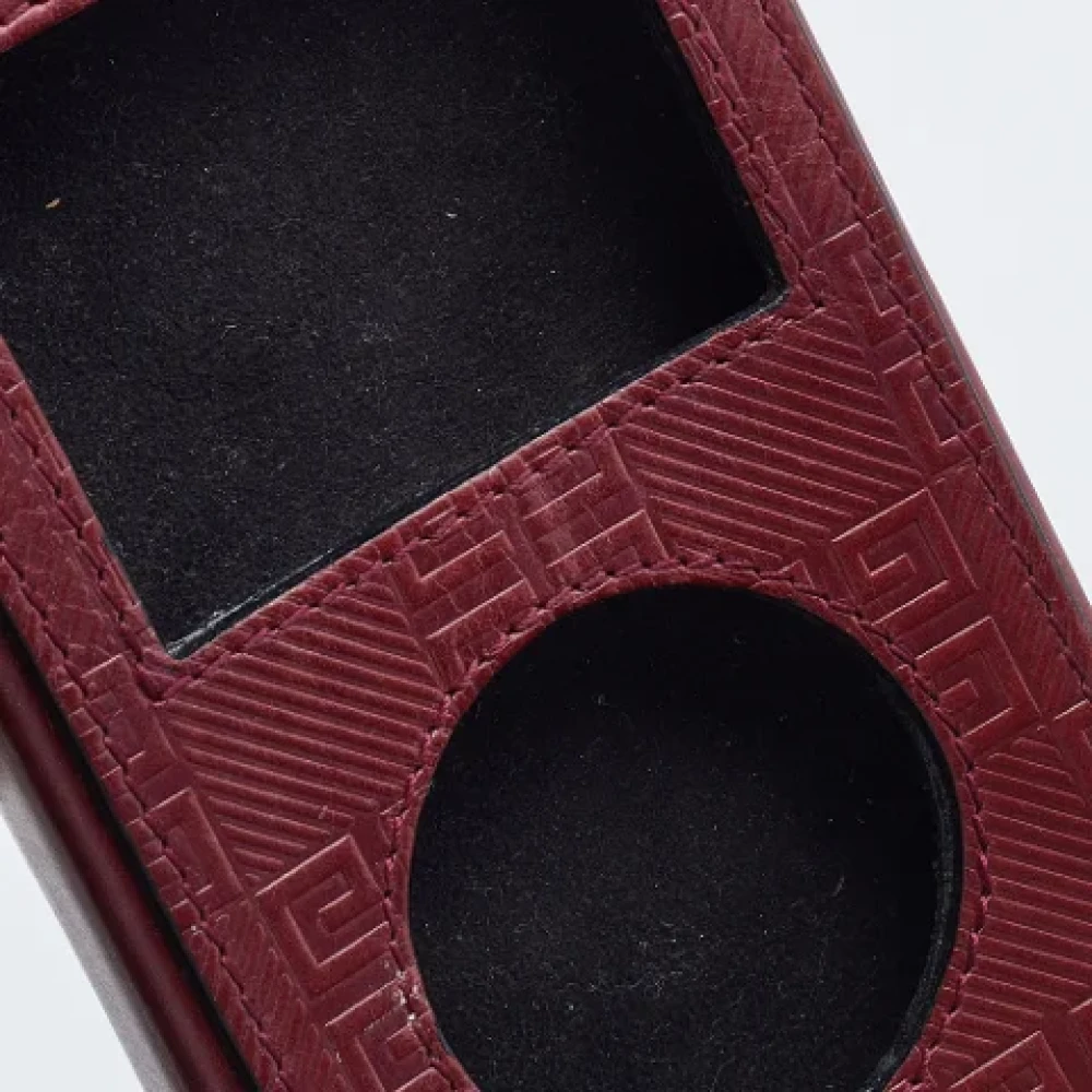 Givenchy Pre-owned Leather home-office Red Dames