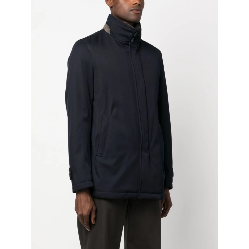 Herno Impermeabile 9200 BLU Jas Blue Heren