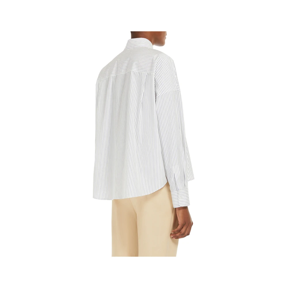 Max Mara Weekend Blauw Weekend Overhemd Klassiek Ontwerp Multicolor Dames