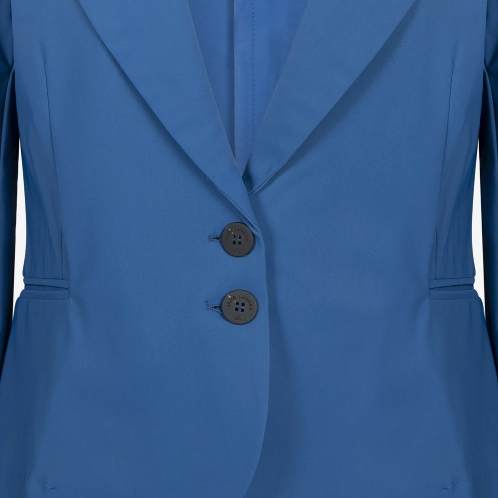 Jane Lushka Technische Jersey Blazer | Lichtblauw Blue Dames