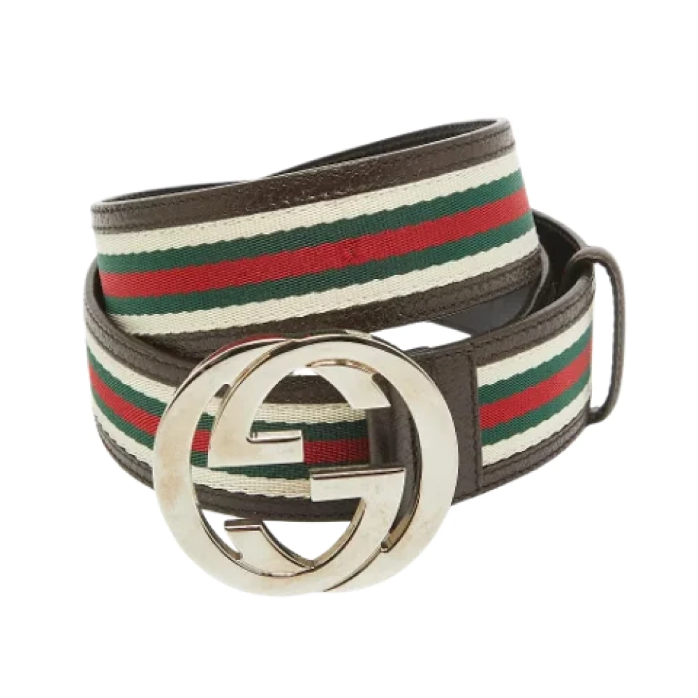 Gucci Vintage Pre-owned Leather belts Brown Heren