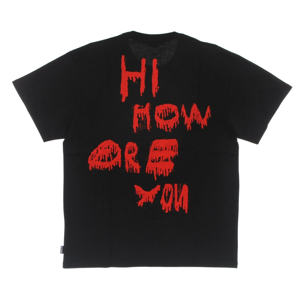 Iuter Zwarte Demon Tee Korte Mouw T-Shirt Black Heren