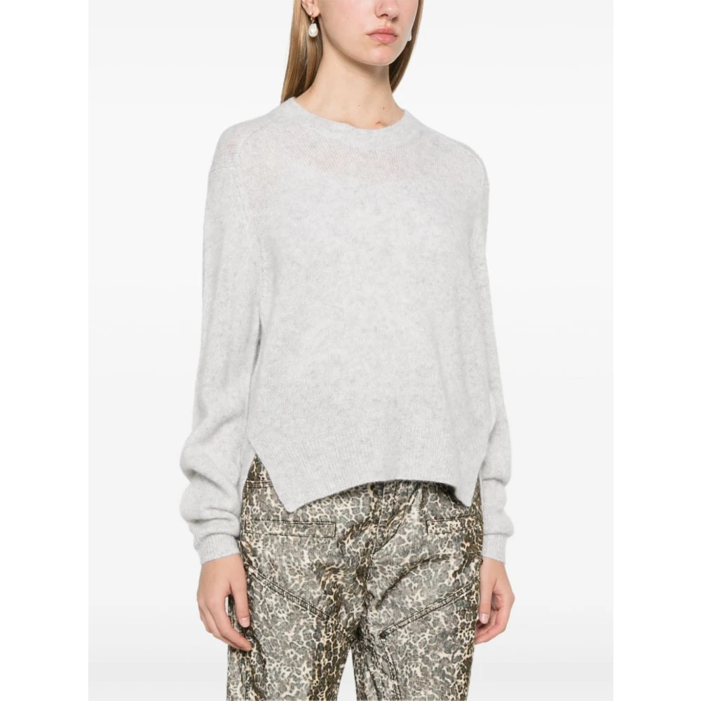 Isabel marant Grijze Sweatshirt Aw24 Damesmode Gray Dames