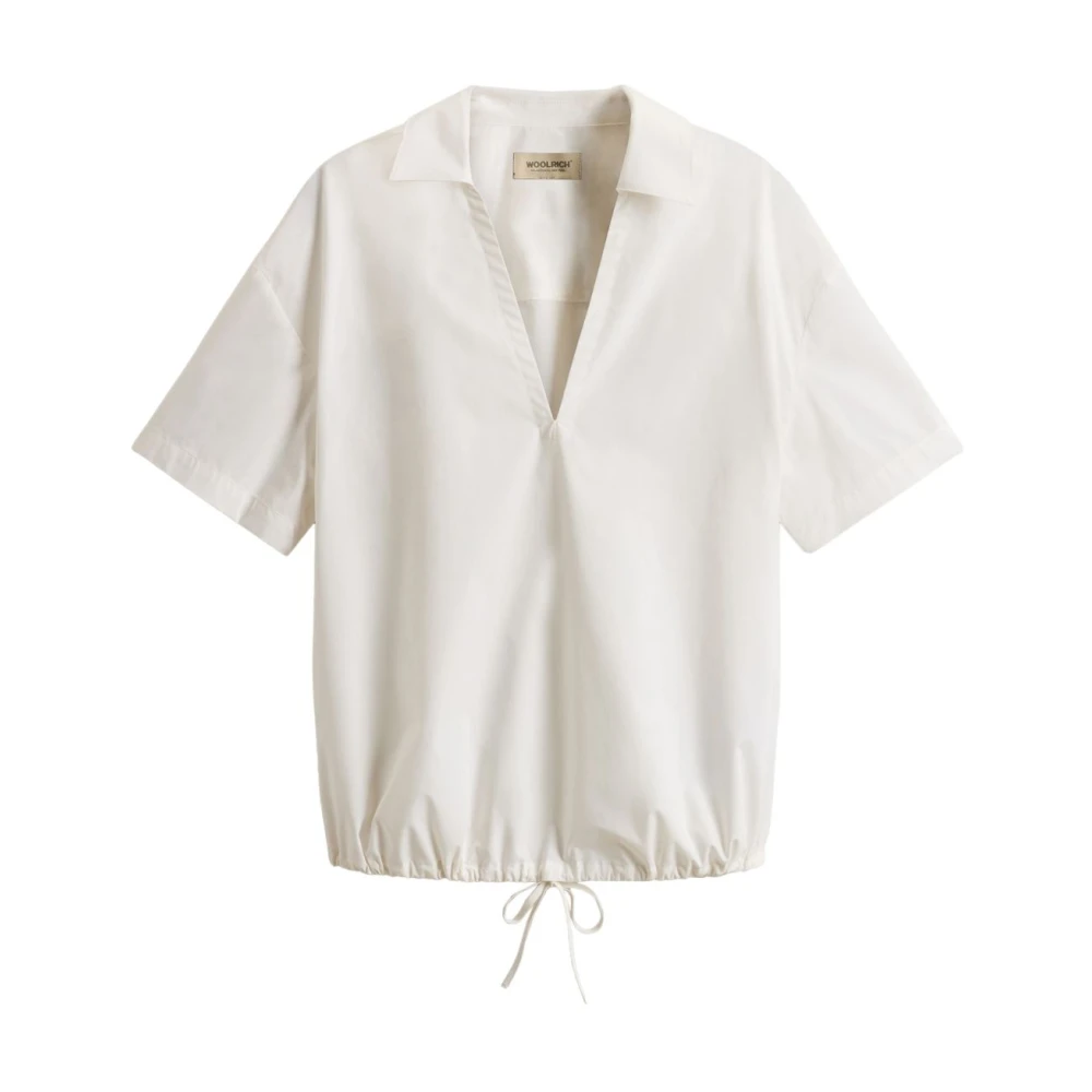 Woolrich Crème Overhemden voor Mannen Beige Dames