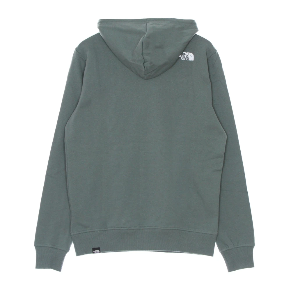 The North Face Groene hoodie met kangoeroezak Green Heren