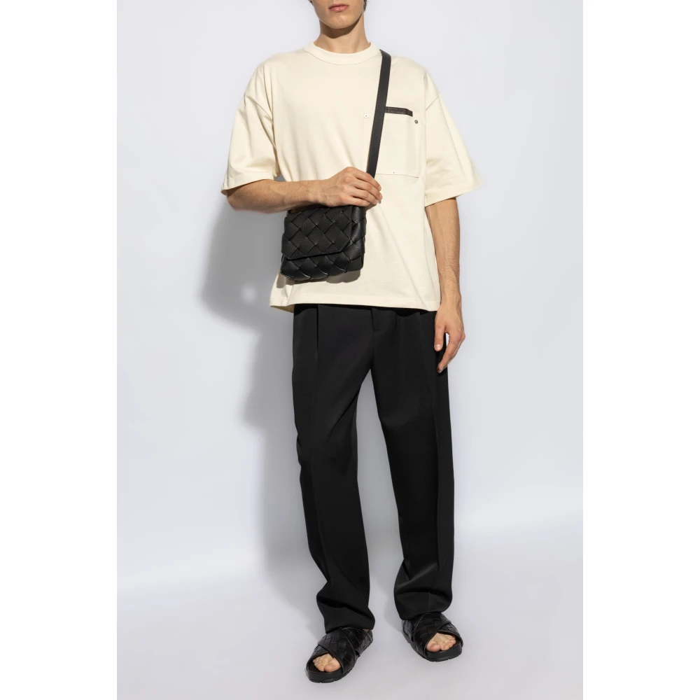 Bottega Veneta T-shirt met zakken Beige Heren