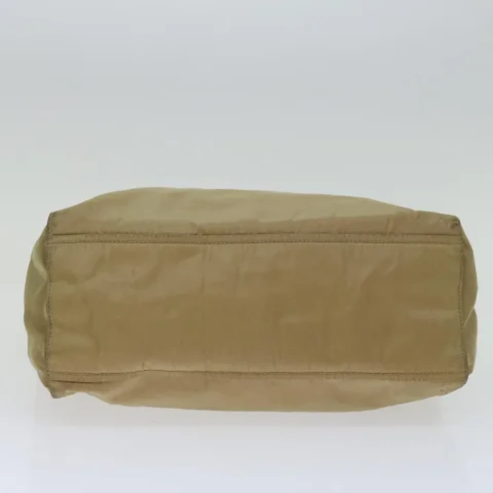 Prada Vintage Pre-owned Nylon totes Beige Dames