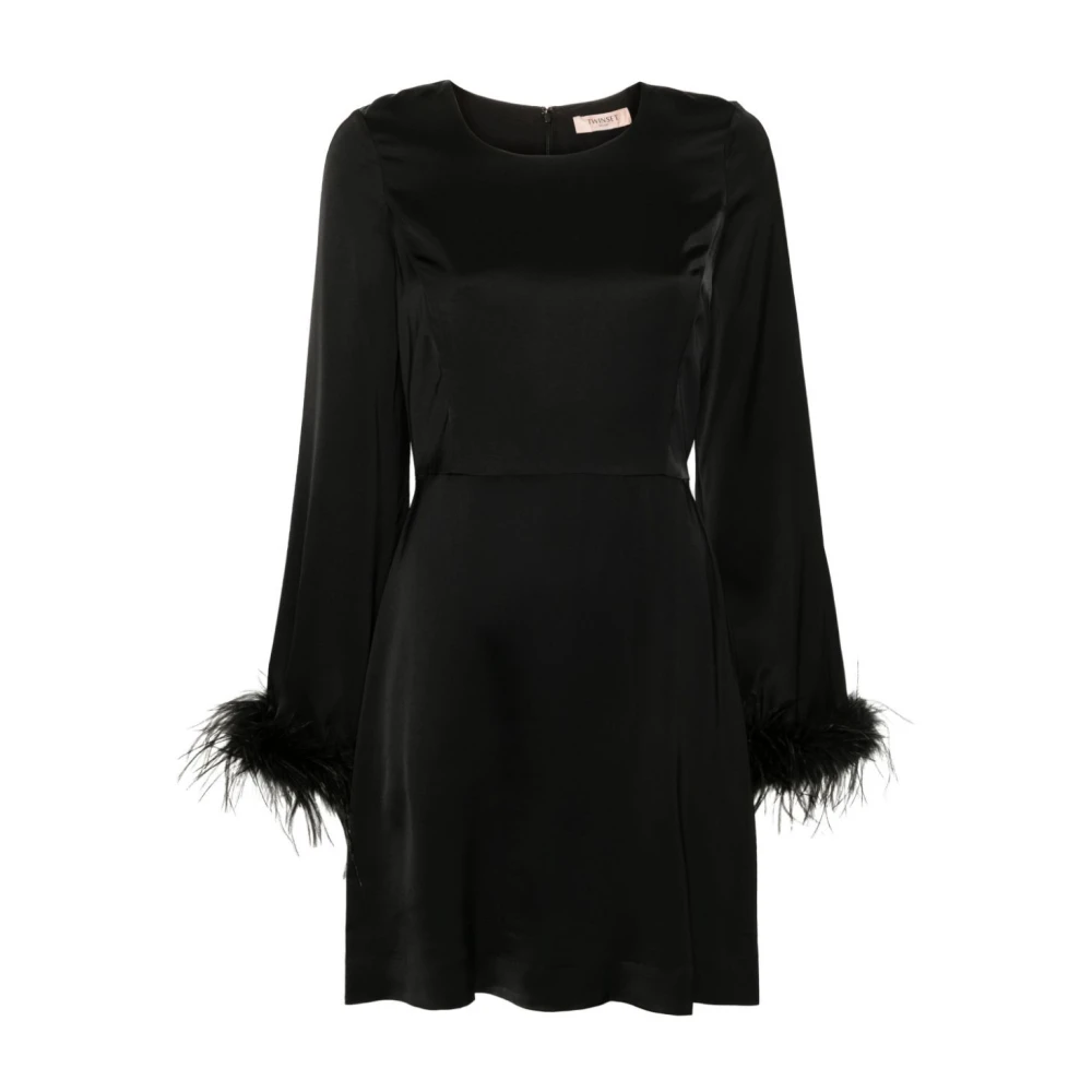 Twinset Zwarte Jurk Black Dames
