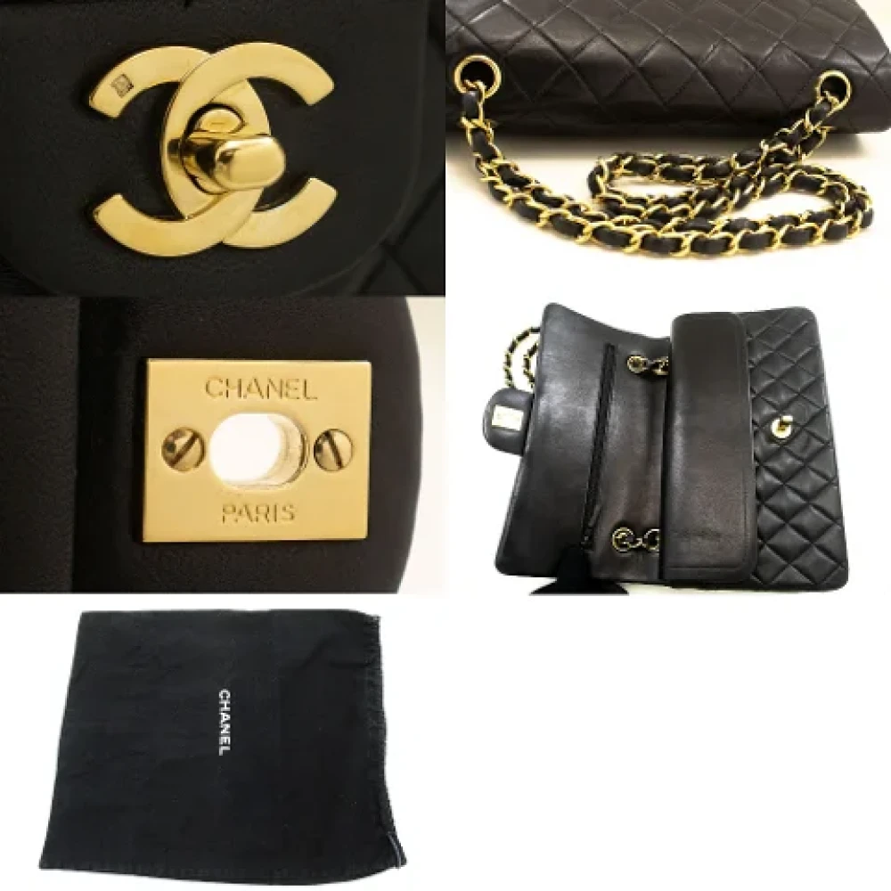 Chanel Vintage Pre-owned Leather chanel-bags Black Dames