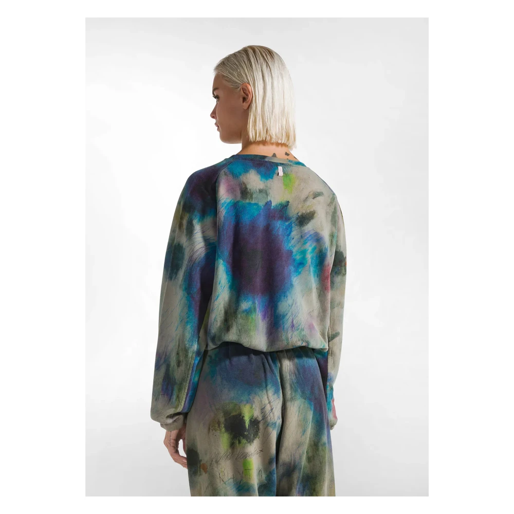 Deha Geverfde Beige Sweater Multicolor Dames