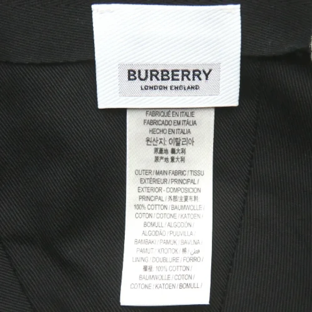 Burberry Vintage Pre-owned Cotton hats Beige Dames