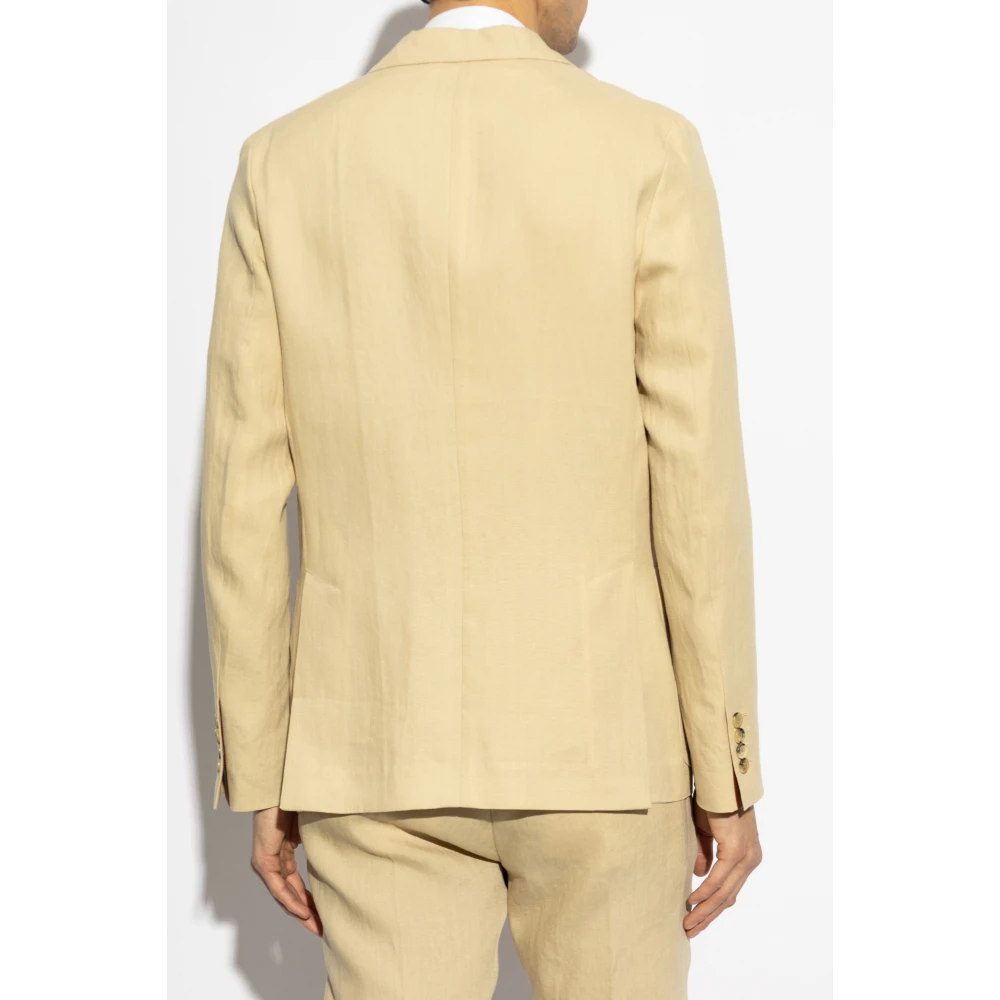 Paul Smith Linnen blazer Beige Heren