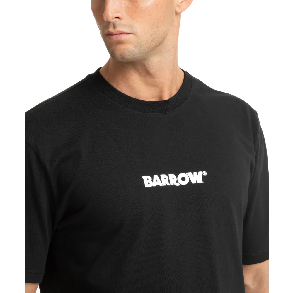 Barrow Effen Logo T-shirt Black Heren