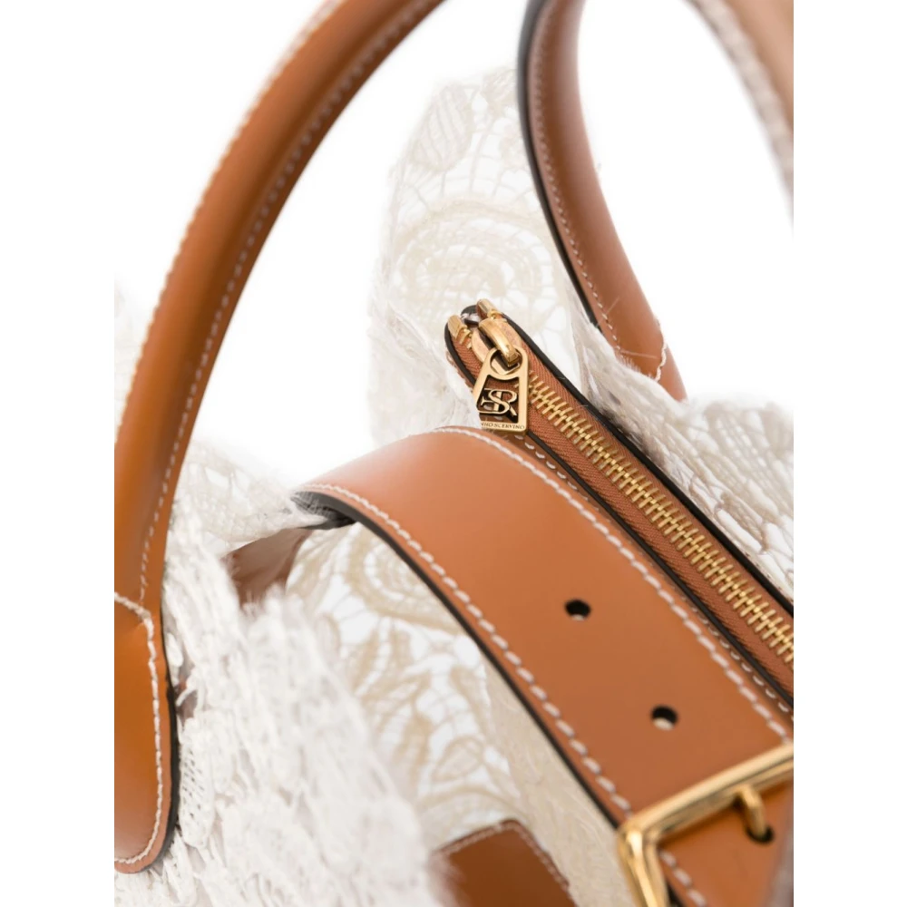Ermanno Scervino Witte Shopper Tas Ss25 White Dames