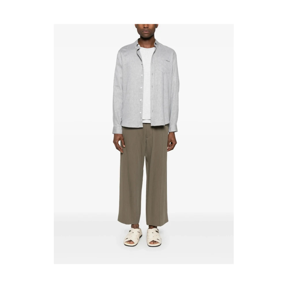 Maison Labiche Knopen Grijs Shirt Gray Heren